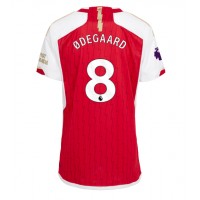 Arsenal Martin Odegaard #8 Fußballbekleidung Heimtrikot Damen 2023-24 Kurzarm